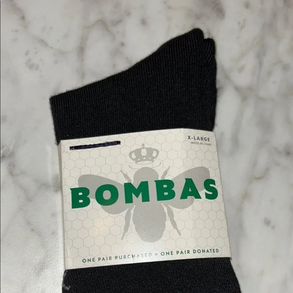 Bombas Men's Classic Black Socks